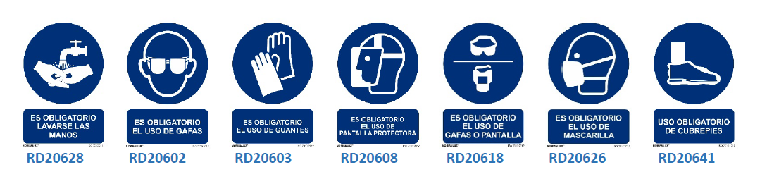SEÑALES DE SEGURIDAD VINILO ADHESIVO O PVC 0.7mm 200X300mm. (Se venden en packs de 10 unidades)
